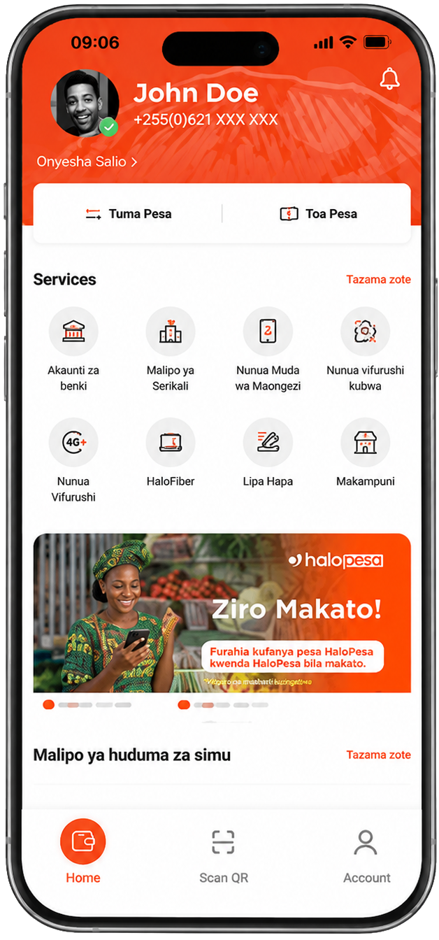 Pay via Halopesa App